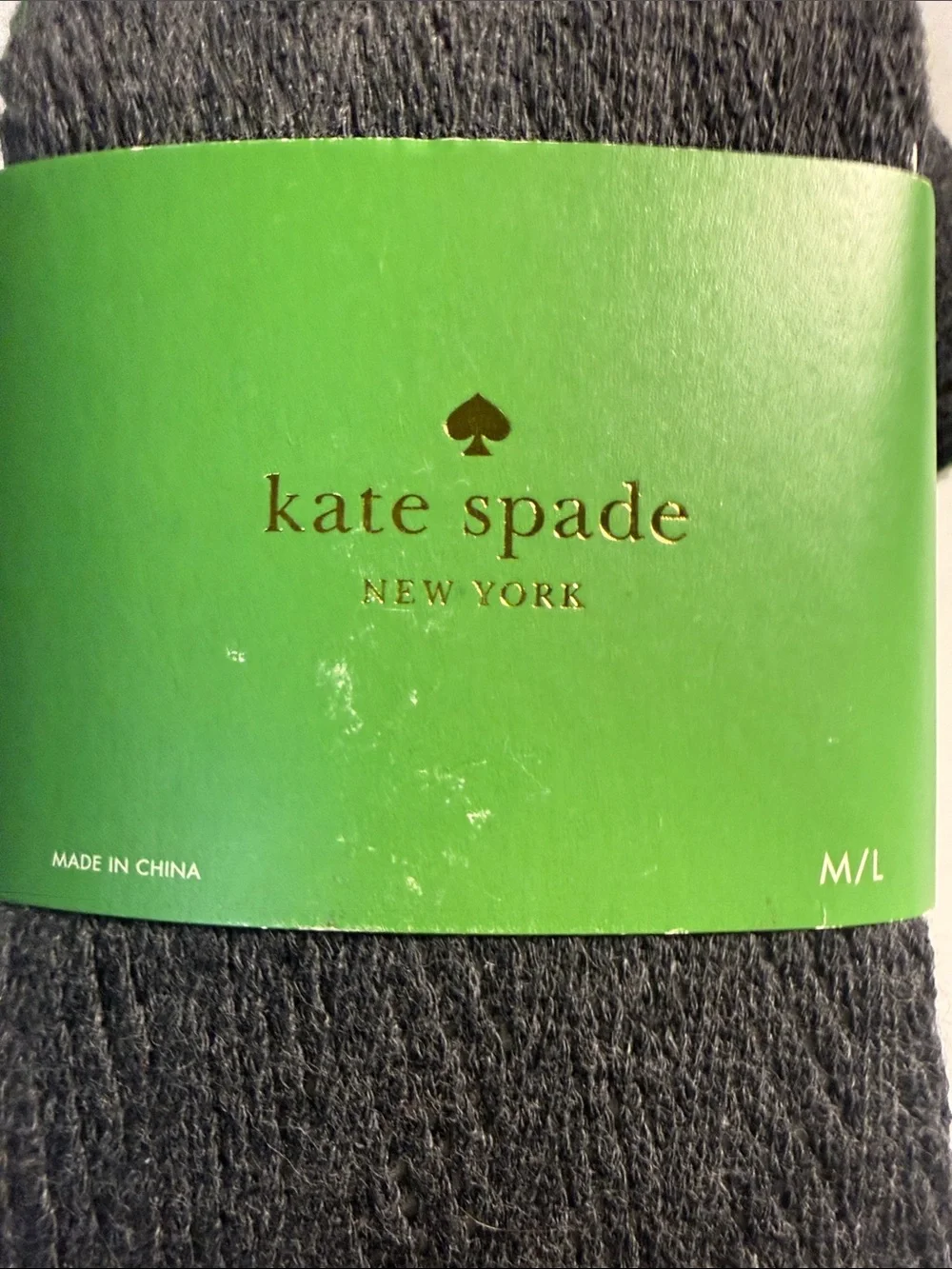 Tight M/L new in 2 Packages Kate Spade tights heather grey. A0004
